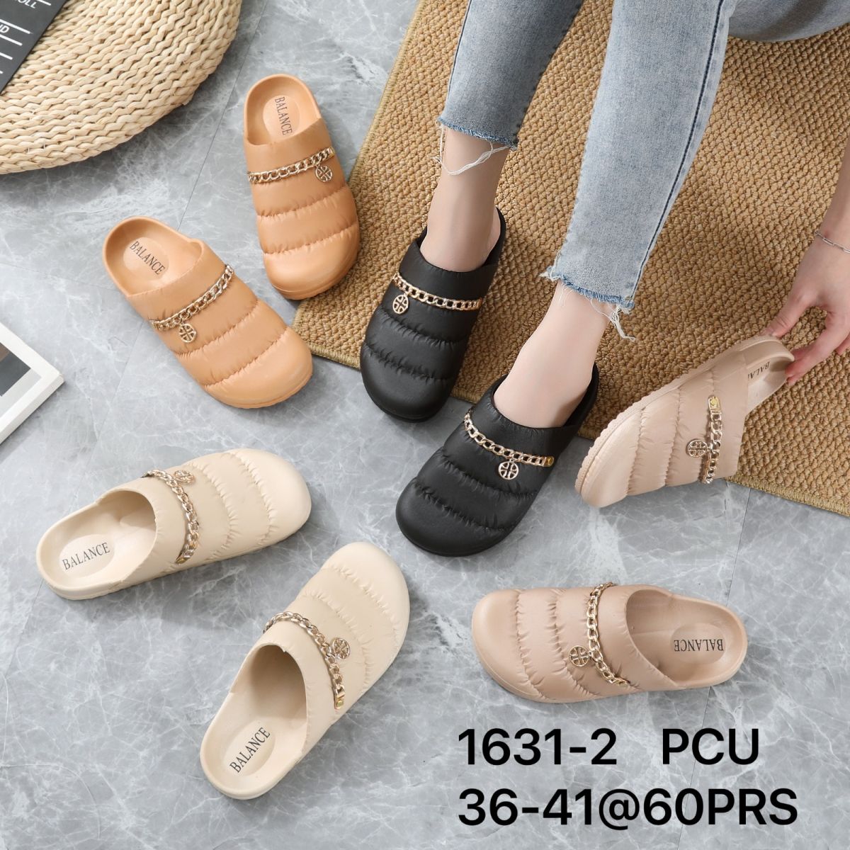 SANDAL 1631-2 SIZE 36 - 41 ISI 60 PASANG