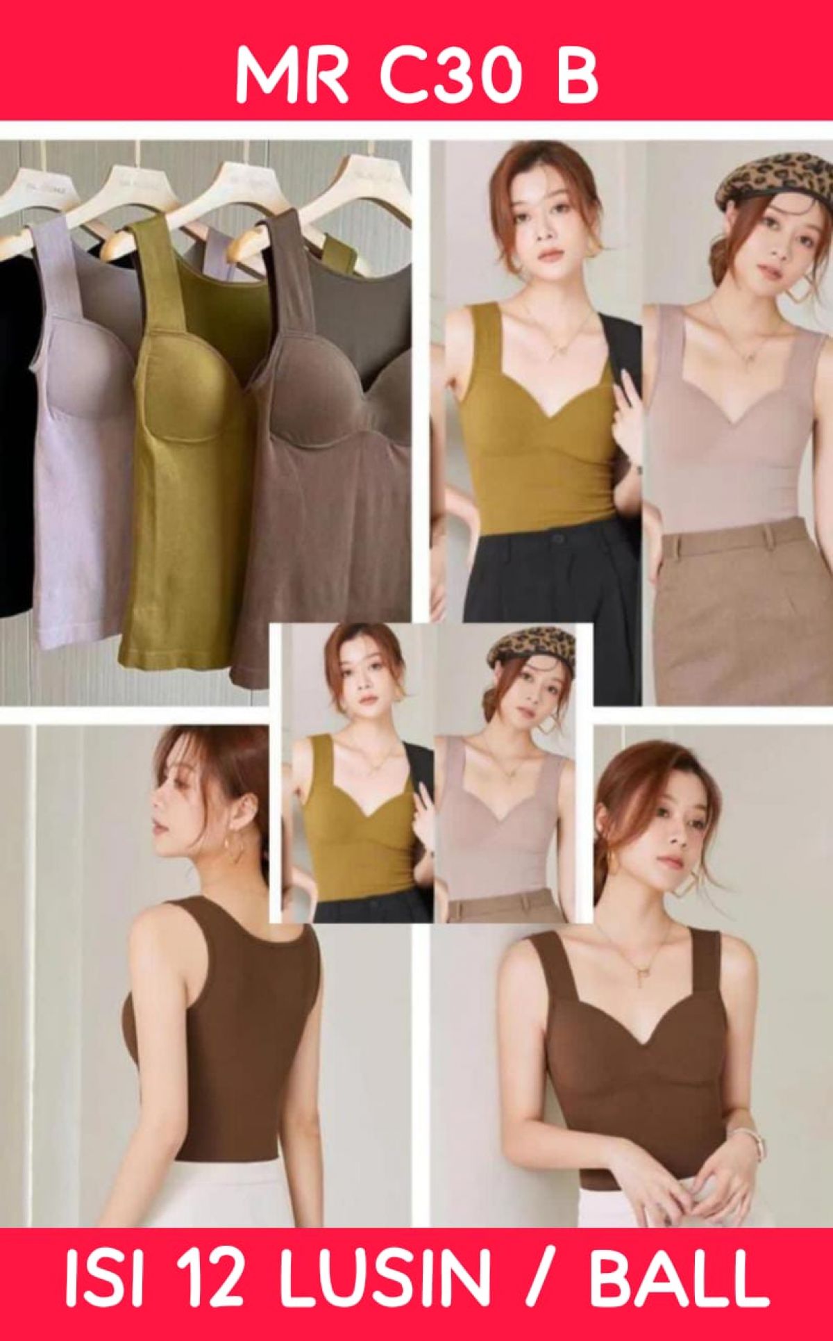 TANKTOP MR C30 B ISI 12 LUSIN