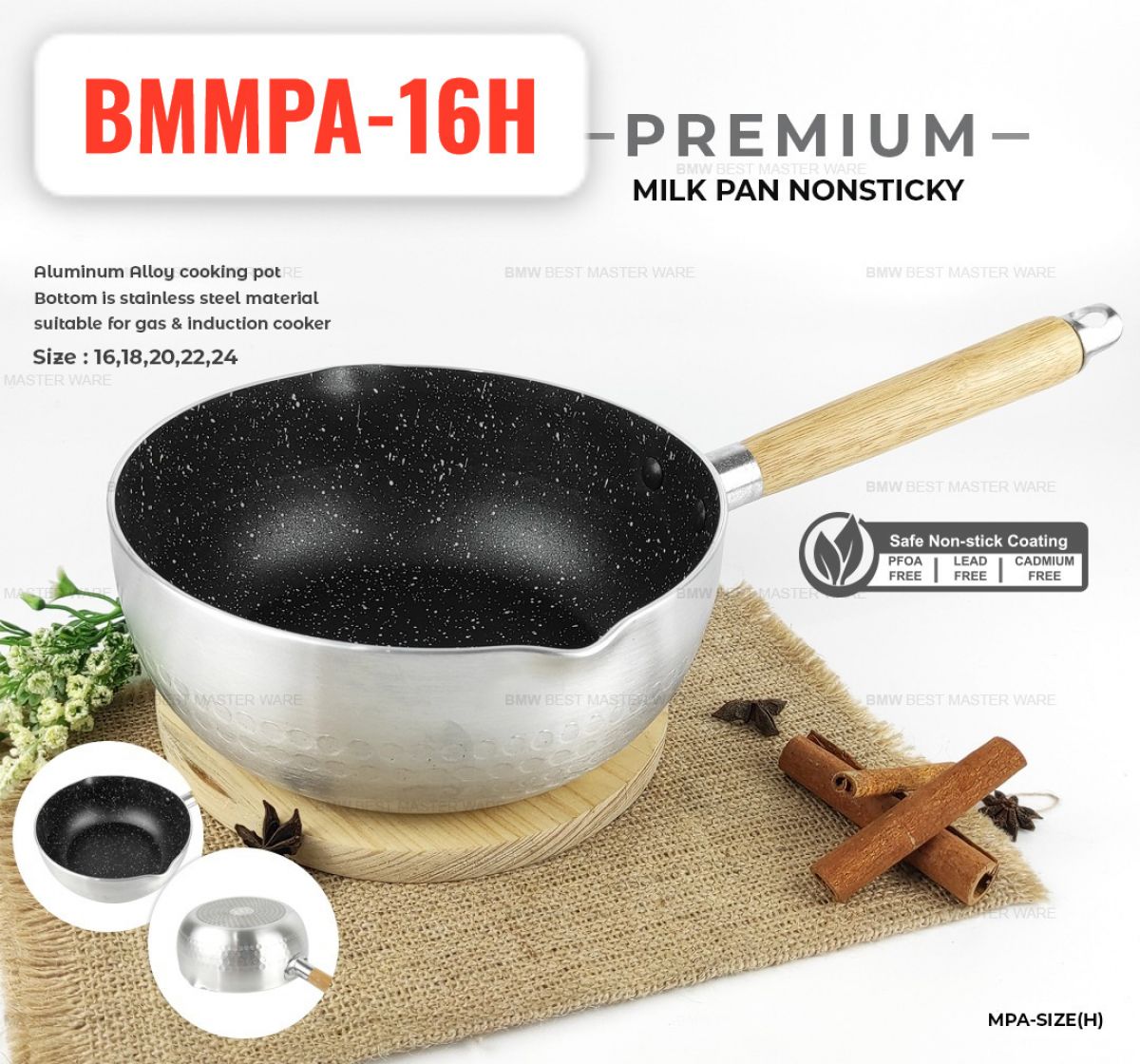 PANCI MILKPAN NONSTICKY 16CM