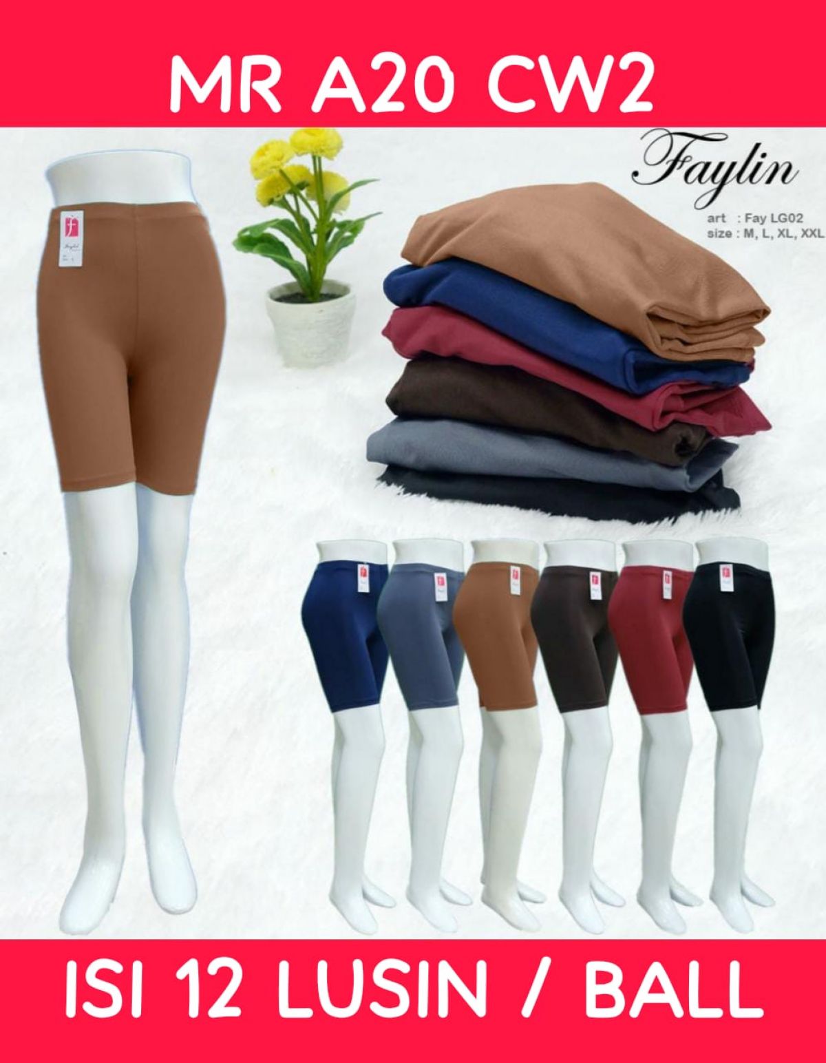 CELANA DALAM MR A20 CW2 UKURAN L ISI 12 LUSIN