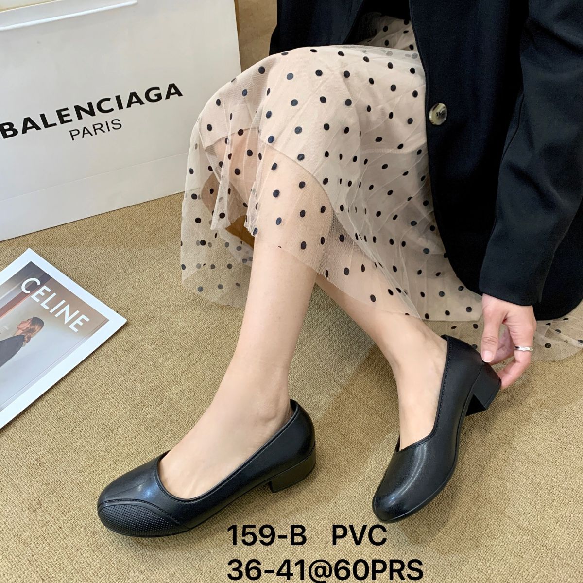 SEPATU FLAT SHOES 159-B SIZE 36 - 41 ISI 60 PASANG