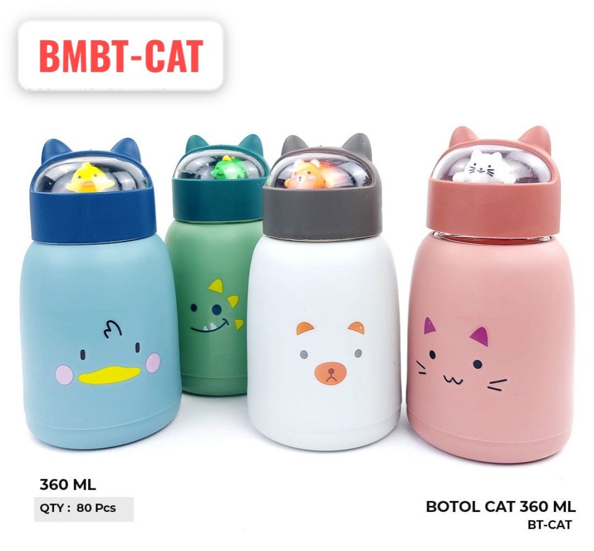 BOTOL CAT BMBT-CAT 360 ML ISI 80 PCS