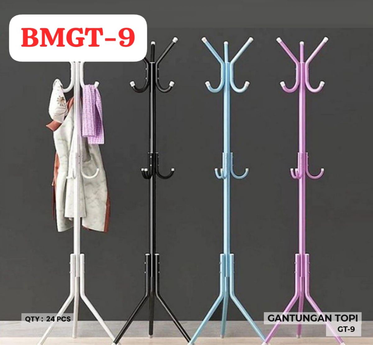 GANTUNGAN TOPI BMGT-9 ISI 24 PCS