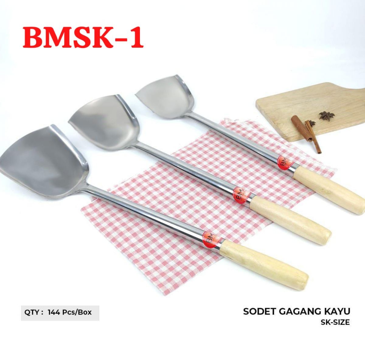 SODET BINGHE GAGANG KAYU BMSK-1 ISI 144 PCSSODET BINGHE GAGANG KAYU BMSK-1 ISI 144 PCS