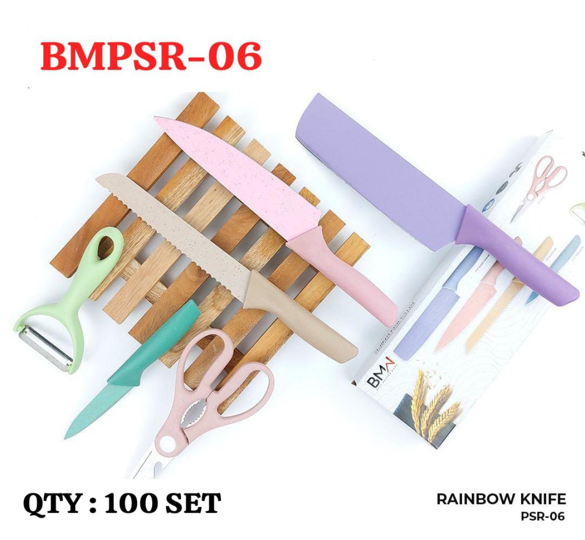 RAINBOW KNIFE BMPSR-06 ISI 100 SET