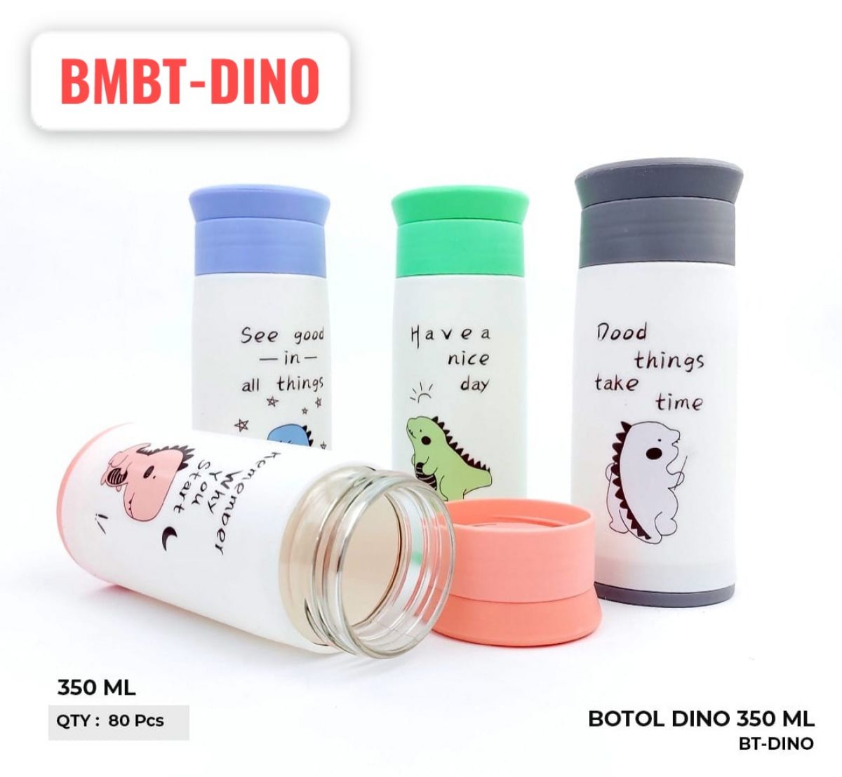 BOTOL DINO BMBT-DINO 350 ML ISI 80 PCS