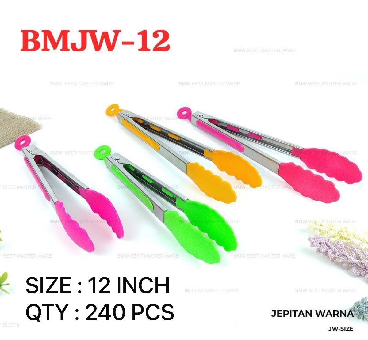 JEPITAN WARNA BMJW-12 SIZE 12 ISI 240 PCS