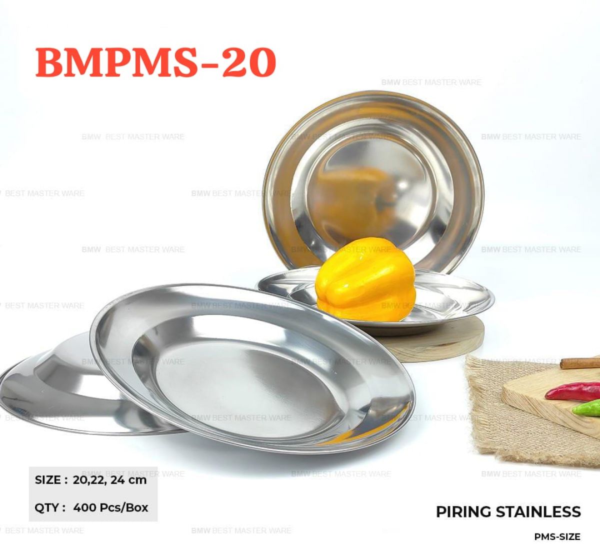 PIRING STAINLESS BMPMS-20 ISI 400 PCS
