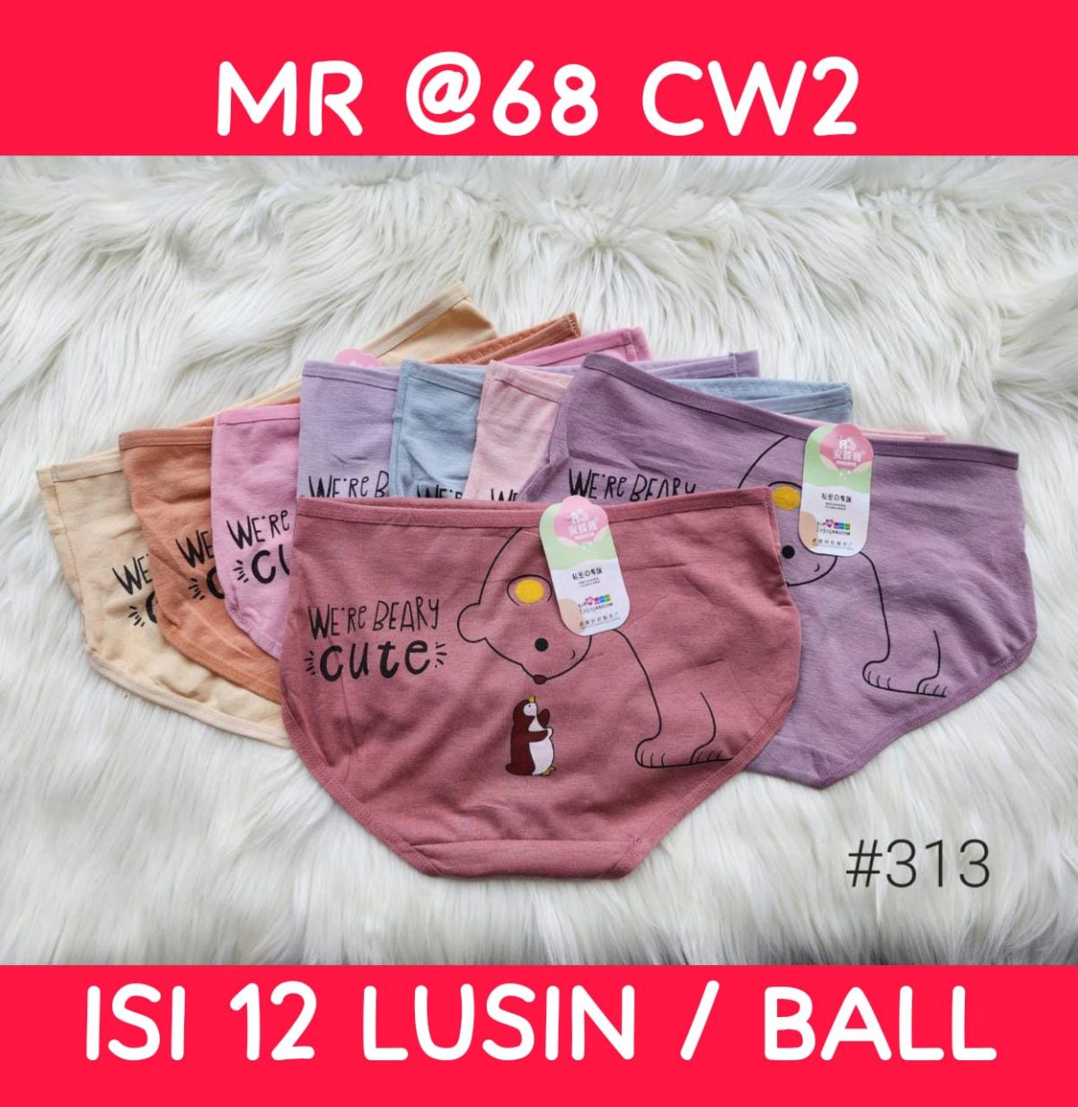 CELANA DALAM MR @68 CW2 ISI 12 LUSIN