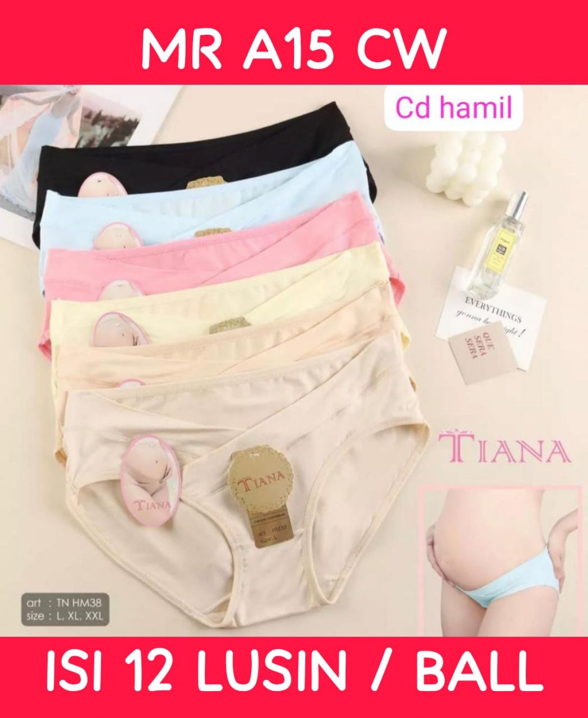 CELANA DALAM HAMIL MR A15 CW UKURAN L ISI 12 LUSIN