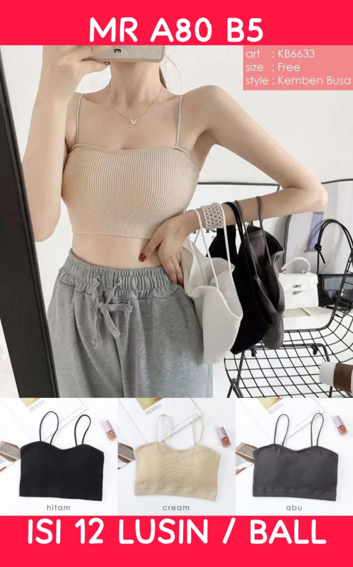 KEMBEN BUSA MR A80 B5 ISI 12 LUSIN