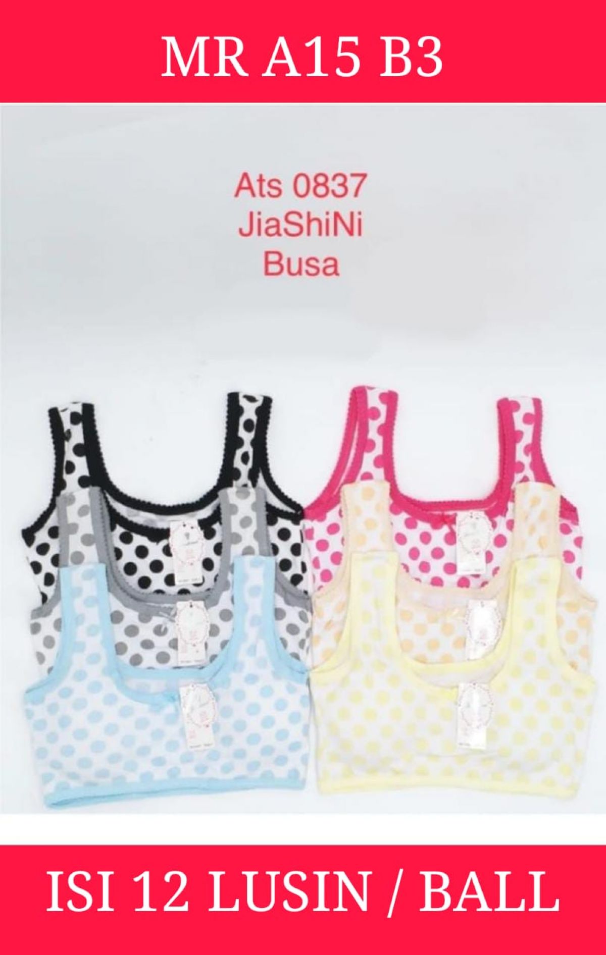 MINISET BUSA MR A15 B3 ISI 12 LUSIN