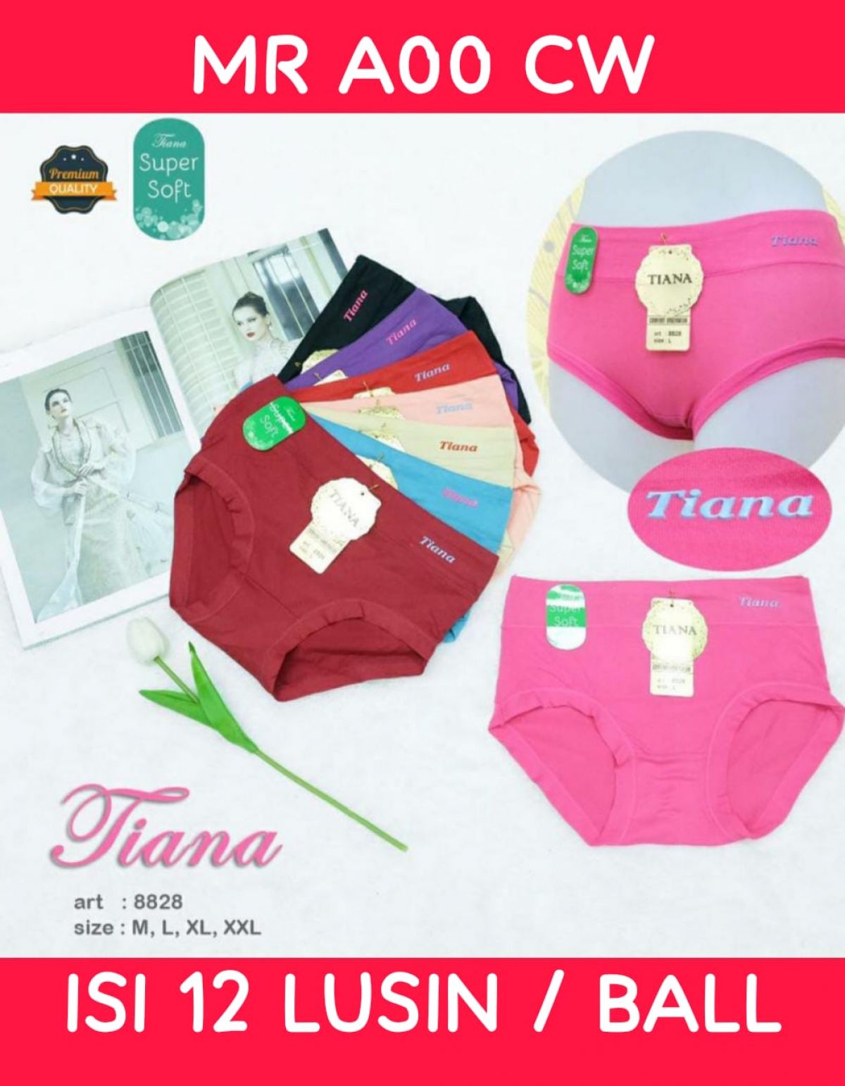 CELANA DALAM MR A00 CW UKURAN XL ISI 12 LUSIN