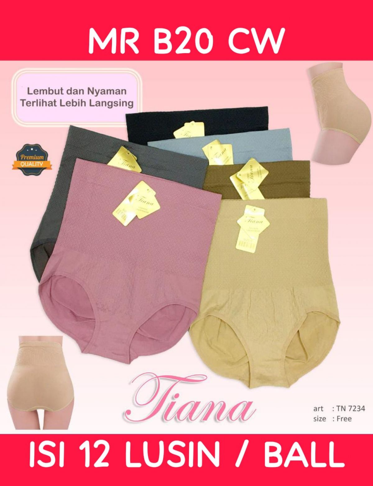 CELANA DALAM MR B20 CW ISI 12 LUSIN