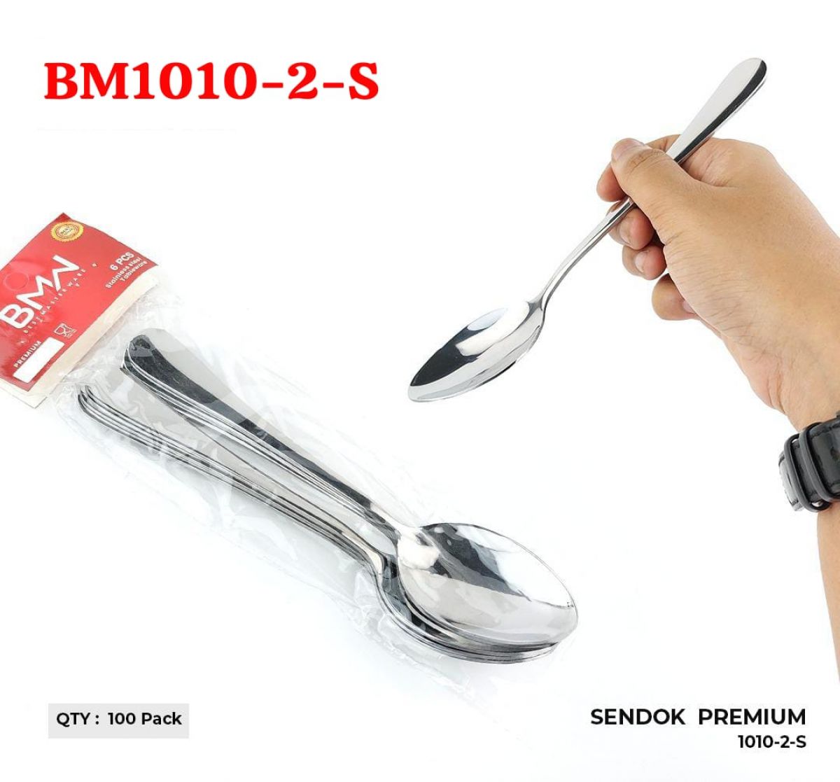 SENDOK PREMIUM BM1010-2-S ISI 100 PACK