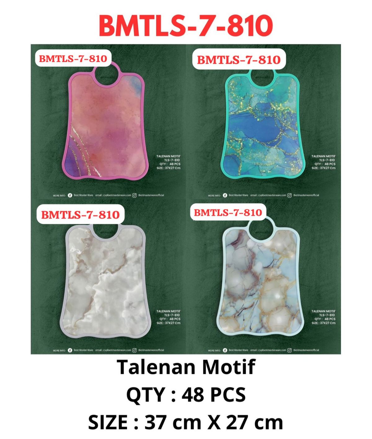 TALENAN MOTIF BMTLS-7-810 SIZE 37CM*27CM ISI 48 PCS