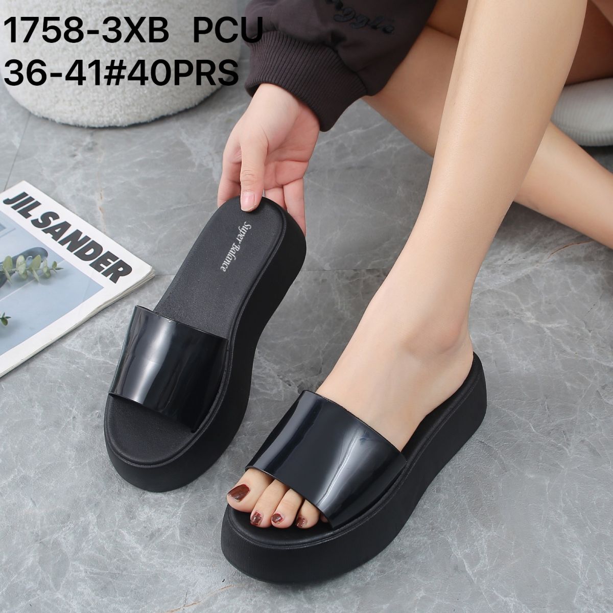 SANDAL 1758-3XB SIZE 36 - 41 ISI 40 PASANG