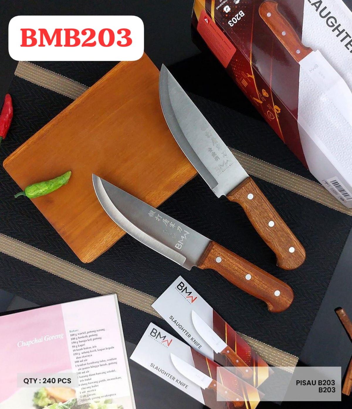 PISAU BMB203 ISI 240 PCS