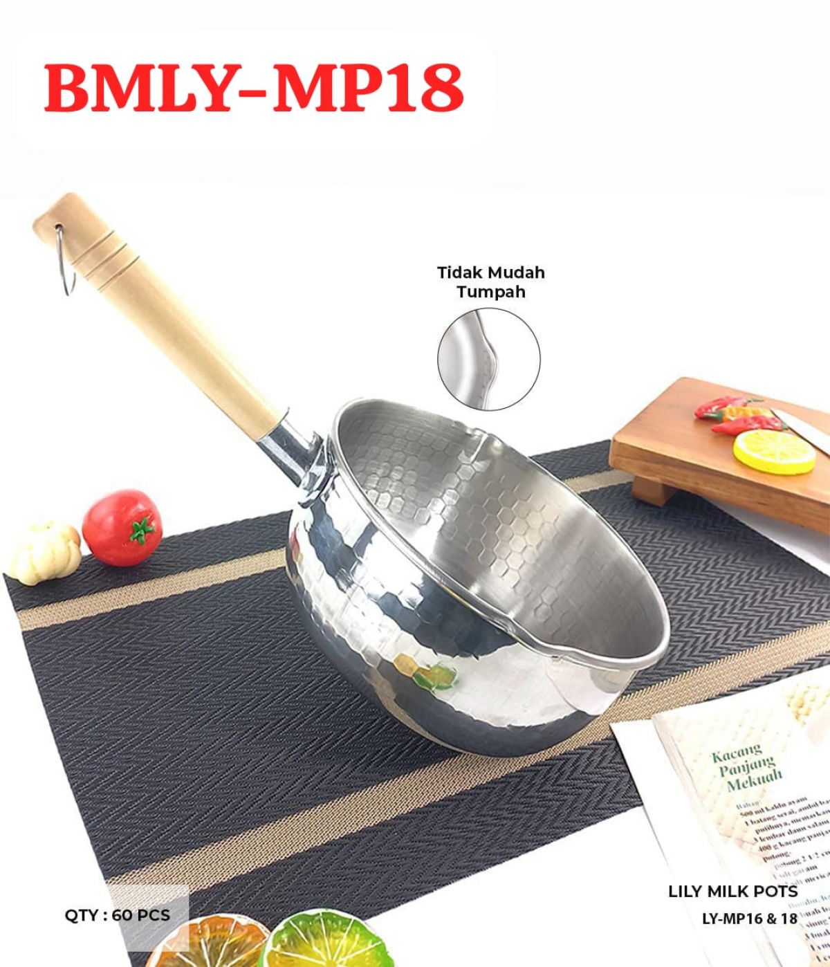 LILY MILKPOT BMLY-MP18 SIZE 18 CM ISI 60 PCS