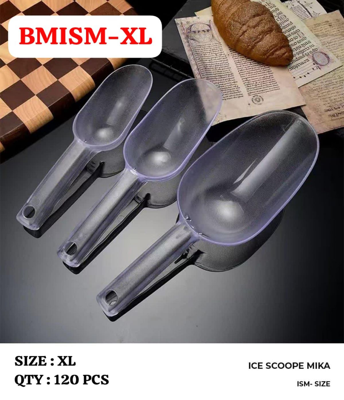 ICE SCOOP MIKA BMISM-XL SIZE XL ISI 120 PCS